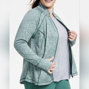 NWT Ideology Lightweight Jacket 1X Green